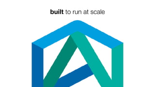 built to run at scale
 