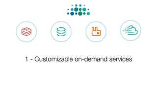 1 - Customizable on-demand services
 