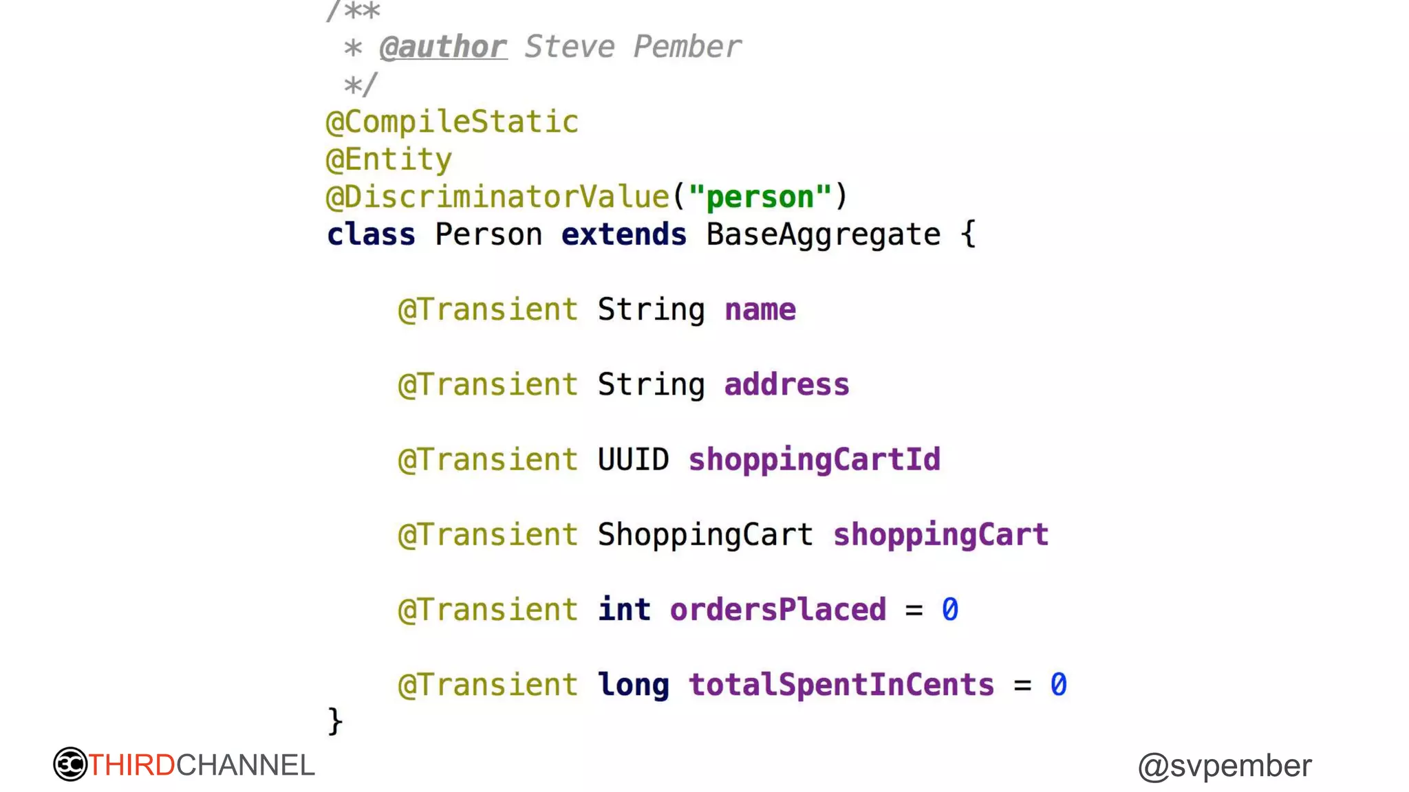 THIRDCHANNEL @svpember
 