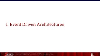 Unless otherwise indicated, these slides are © 2013-2015 Pivotal Software, Inc. and licensed under a
Creative Commons Attribution-NonCommercial license: http://creativecommons.org/licenses/by-nc/3.0/ 7
1. Event Driven Architectures
 