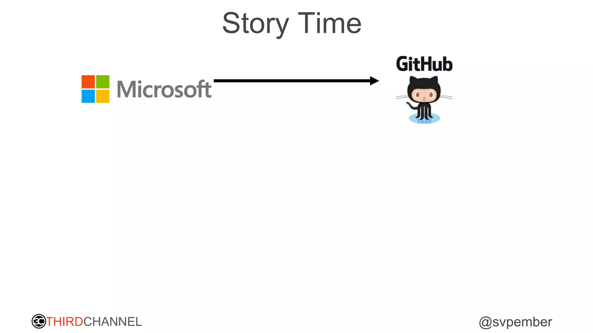 THIRDCHANNEL @svpember
Story Time
 