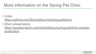 Performance tuning the Spring Pet Clinic sample application | PDF