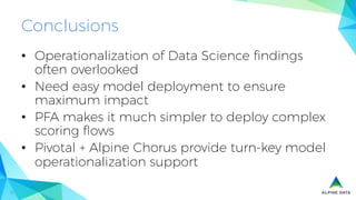 Operationalizing Data Science using Cloud Foundry | PDF