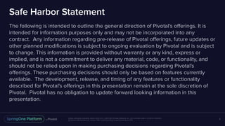 Unless otherwise indicated, these slides are © 2013-2017 Pivotal Software, Inc. and licensed under a Creative Commons
Attr...