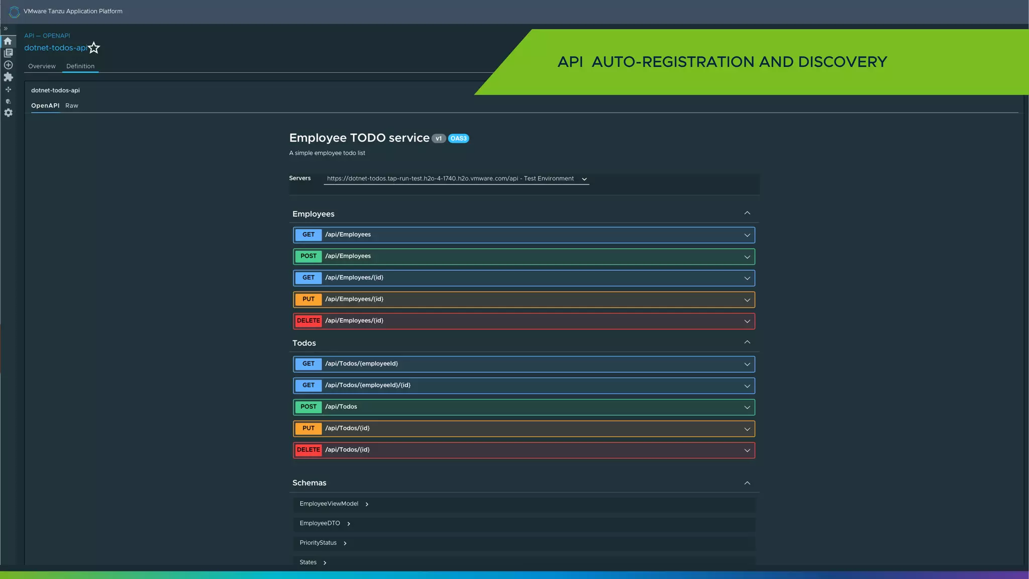 30
API AUTO-REGISTRATION AND DISCOVERY
 