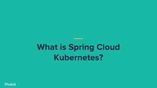 What is Spring Cloud
Kubernetes?
 