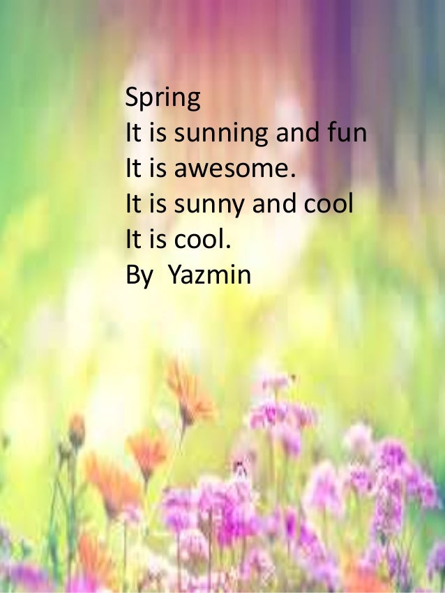 Spring poems