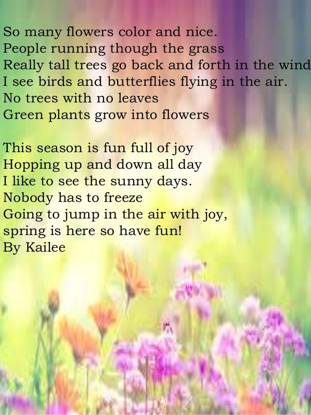 Spring poems