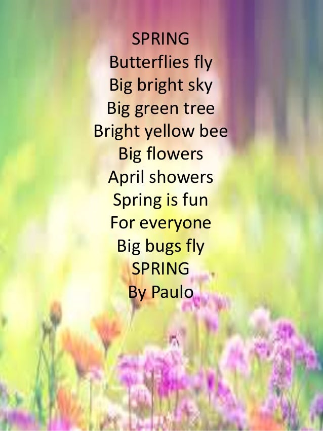 Spring poems