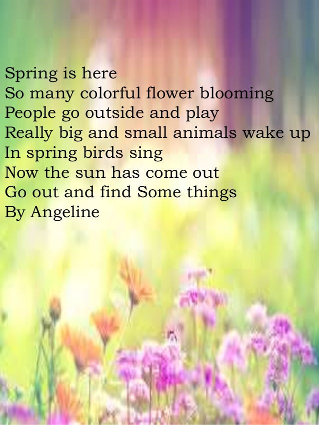 Spring poems
