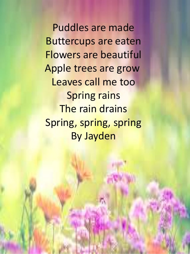 Spring poems