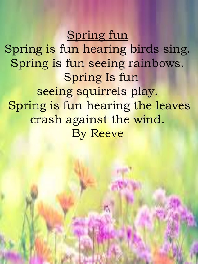 Spring poems