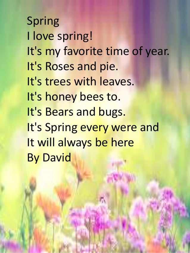 Spring poems