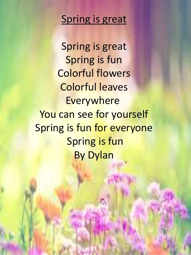 Spring poems