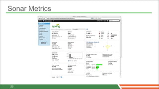 Sonar Metrics




23
 