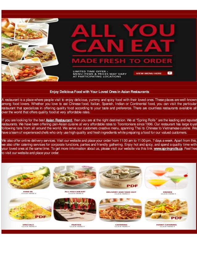 Spring Rolls Restaurants Spring Rolls Restaurants