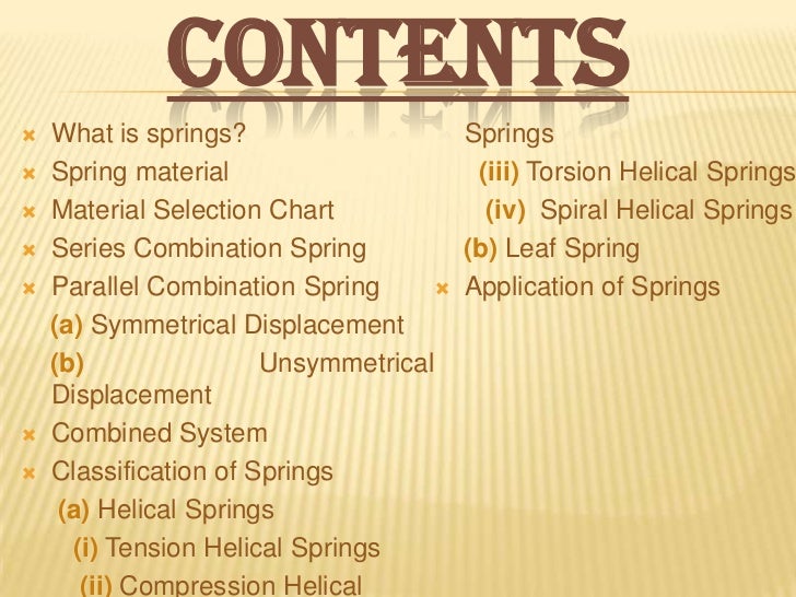 springs