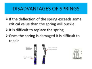 Springs-mechanical engineering | PPTX