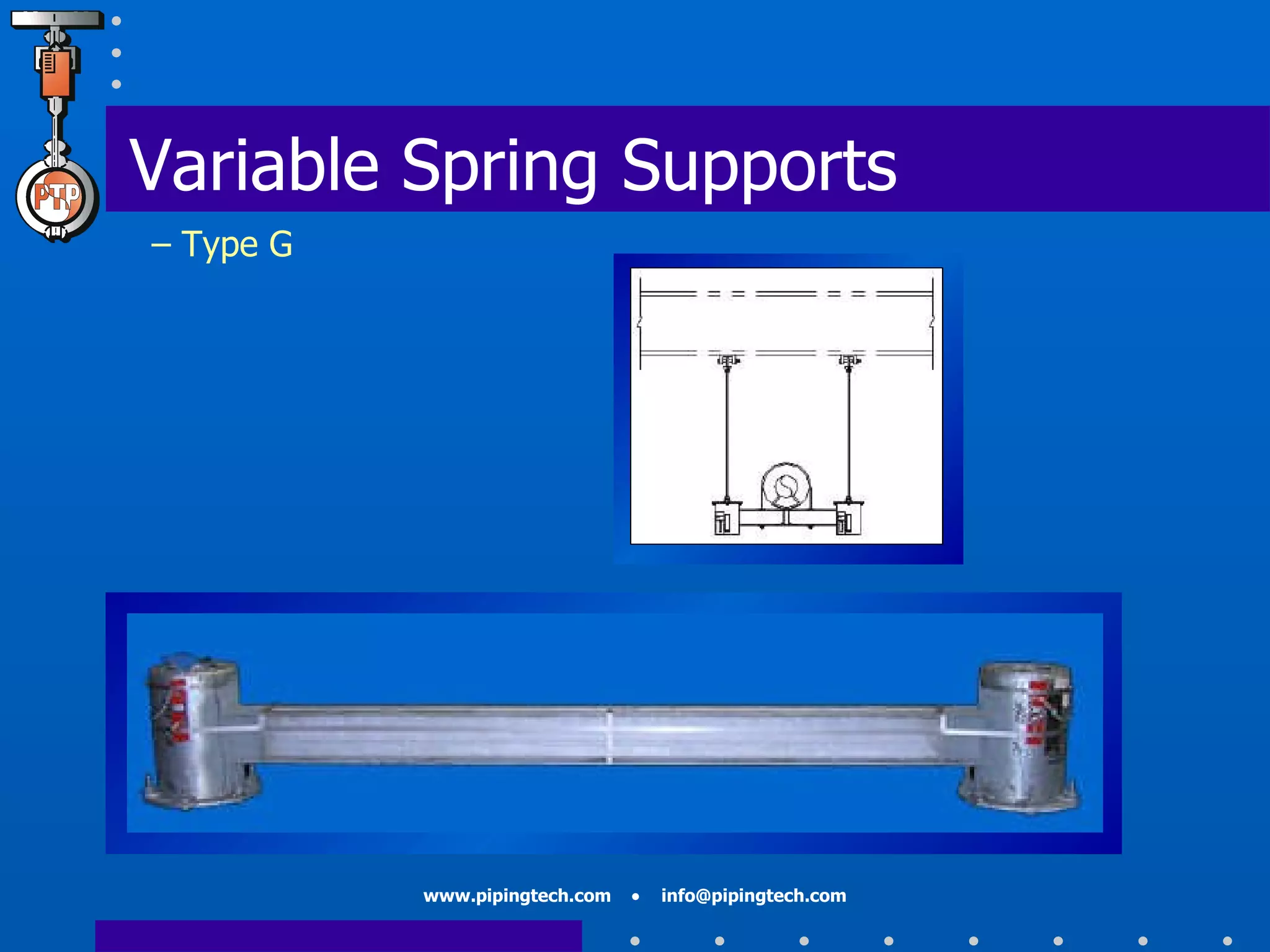 Variable Spring Supports   – Type G 