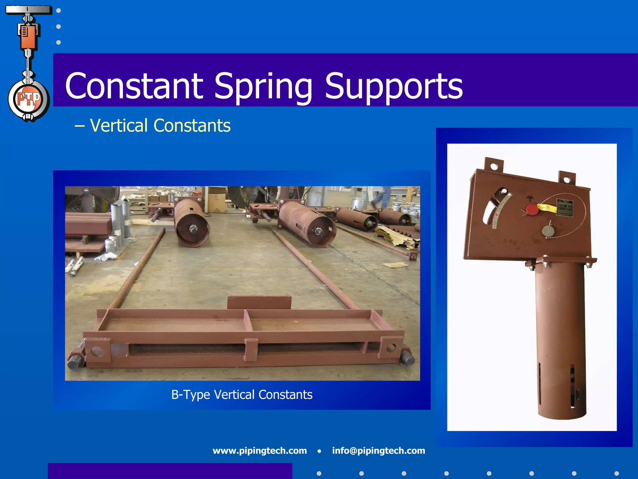 Constant Spring Supports   – Vertical Constants B-Type Vertical Constants 