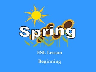 ESL Lesson
Beginning

 