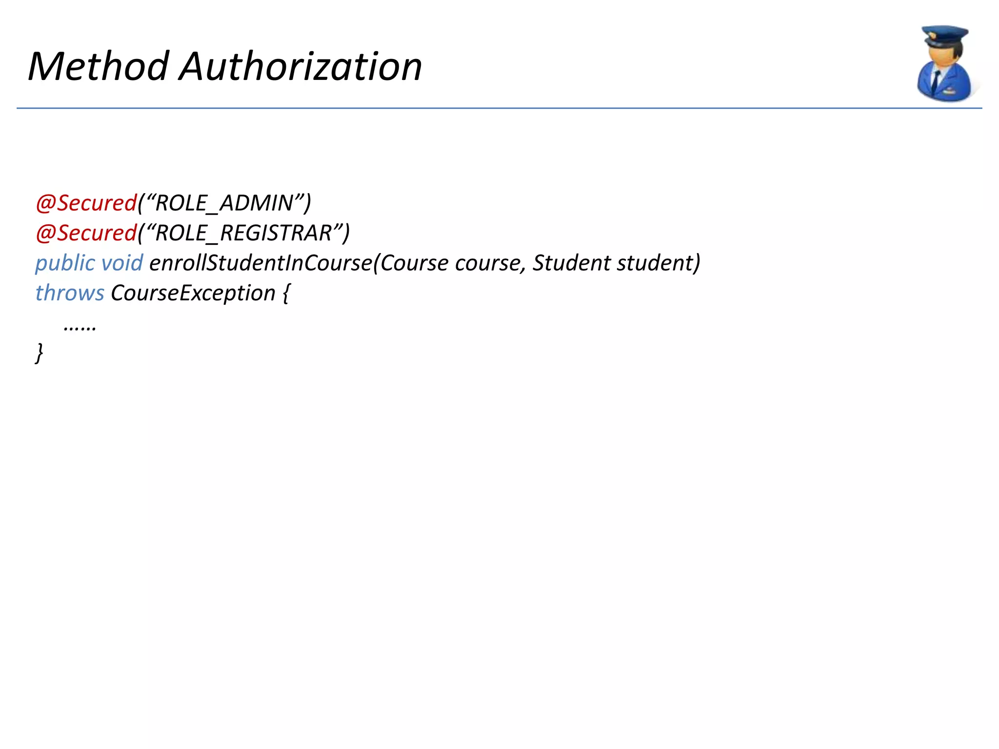 Spring Security Filters