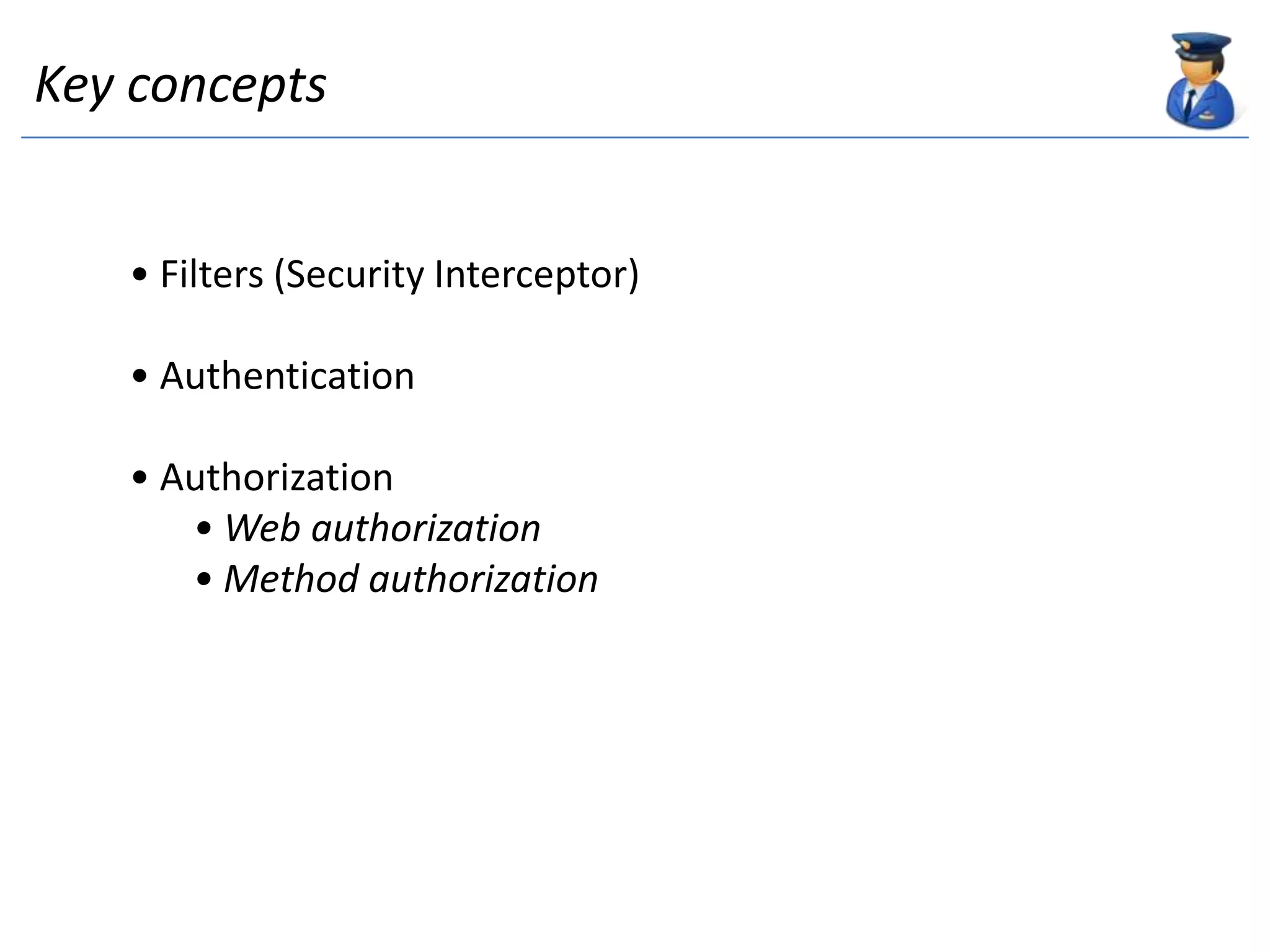  handles authentication and authorization