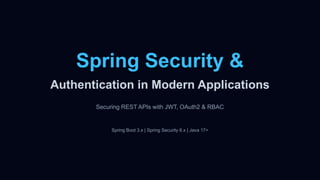 SpringSpring Security & Authentication.pptx