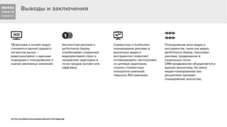 "Интернет и ТВ: принципы совместного планирования и реализации кампании"  презентация Андрея Чернышова