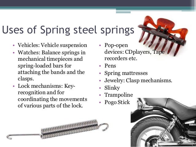 Spring steel springs