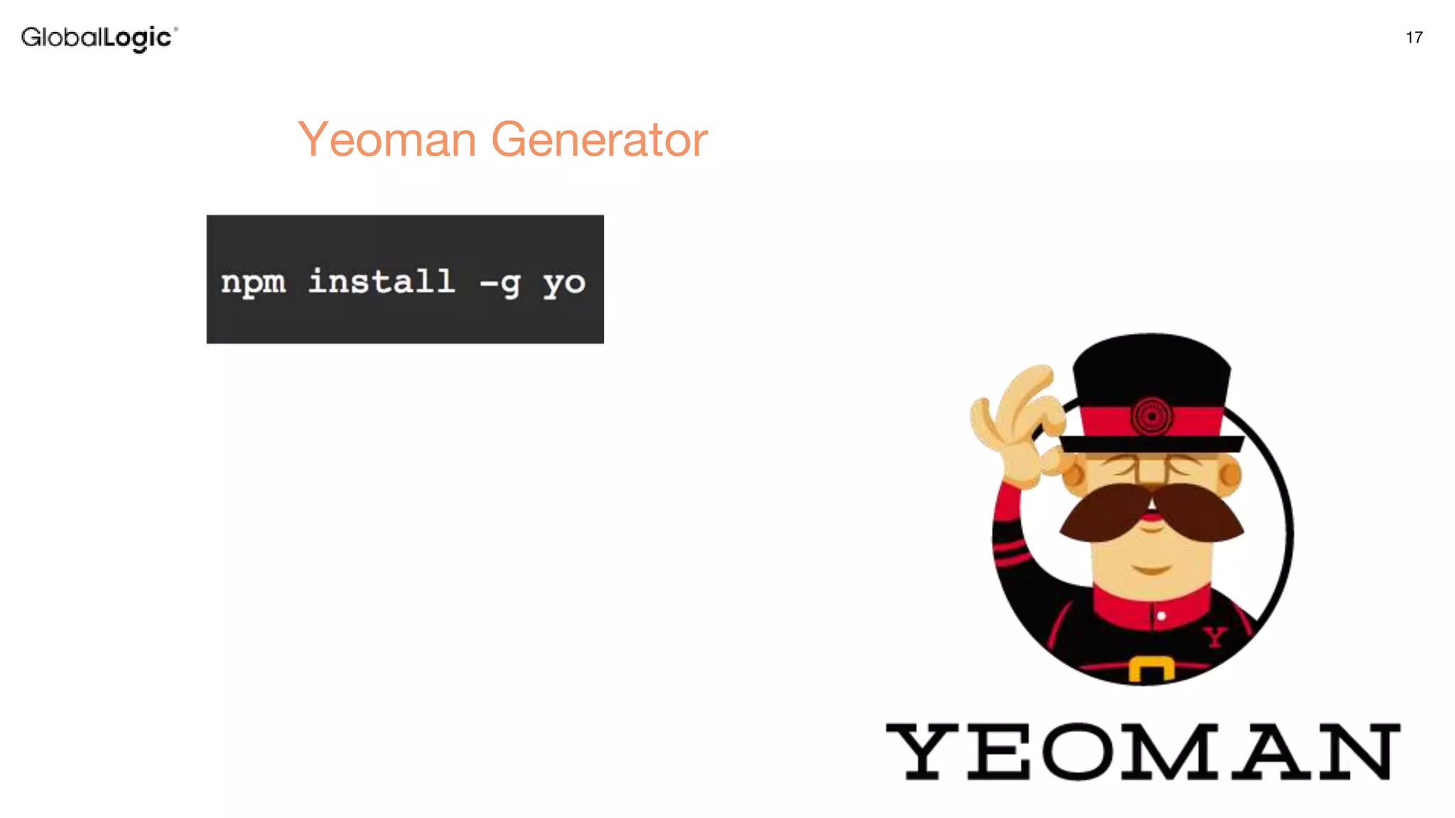 17
Yeoman Generator
 