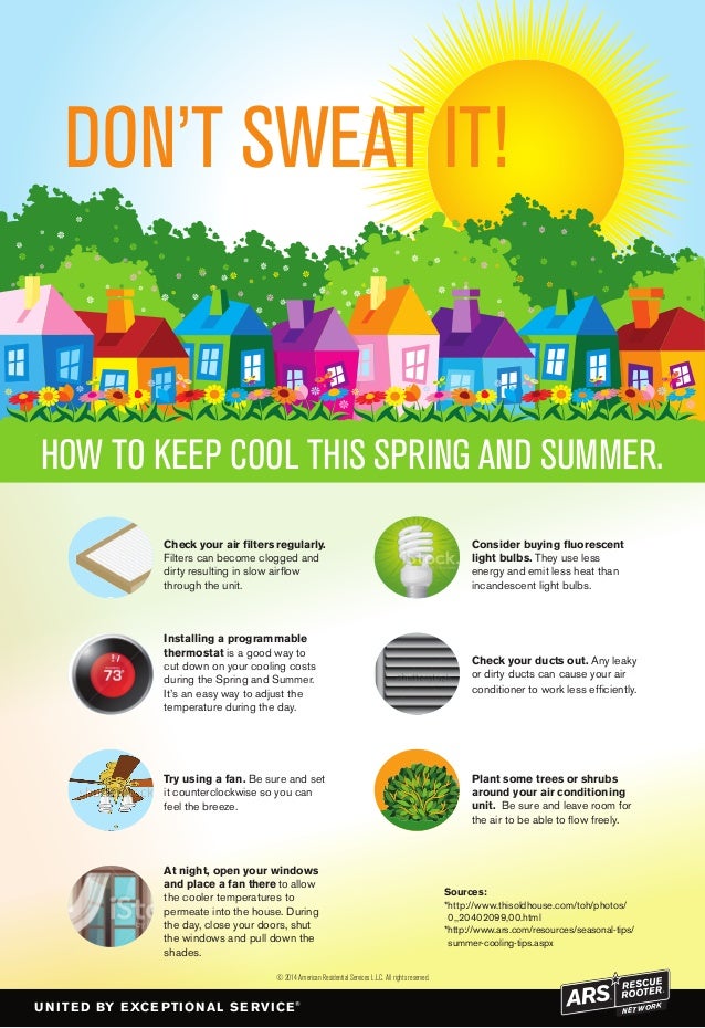 spring tips infograph american residential services