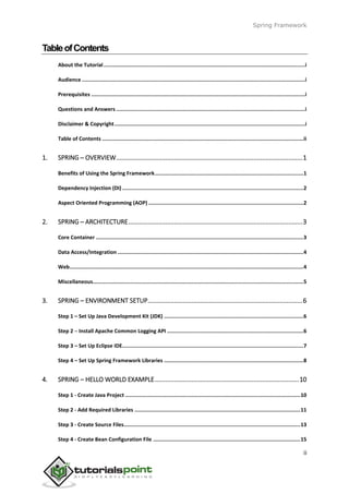 spring framework tutorial spring-tutorial: was ist... Spring tutorial | PDF