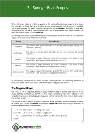 Spring tutorial | PDF