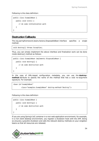 Spring tutorial | PDF
