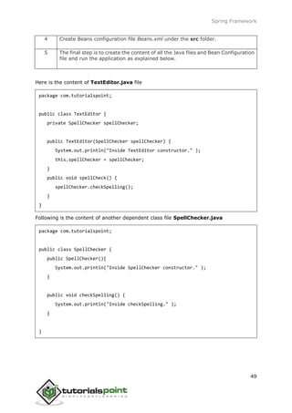 Spring tutorial | PDF