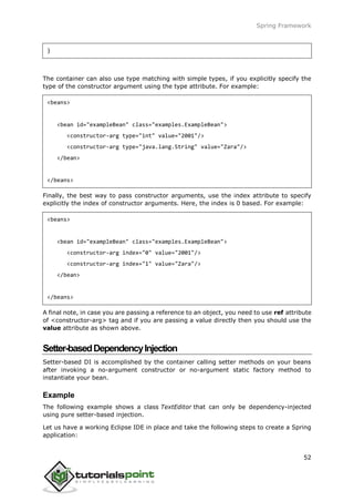 Spring tutorial | PDF