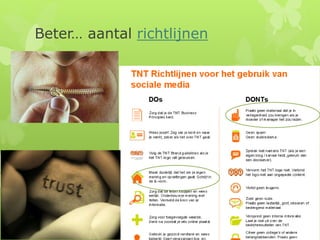 Beter… aantal richtlijnen
 