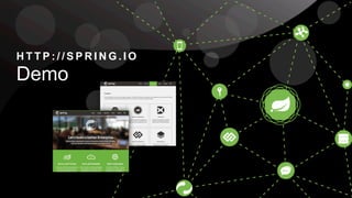 REST DESIGN WITH SPRING
H T T P : / / S P R I N G . I O
Demo
 