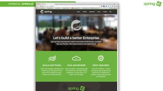 SPRING IS.. SPRING.IO
 