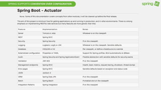 SPRING SUPPORTS CONVENTION OVER CONFIGURATION
 
