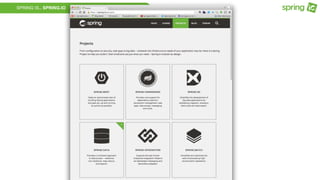 SPRING IS.. SPRING.IO
 