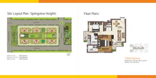 Site Layout Plan: Springview Heights                                                                         Floor Plans
                                                                                                                           ENTRY




                         8   7       6       5   5   6       7       8   5       6       7       8
                                 D                       E                           F
                         1   2       3       4   4   3       2       1   4   3               2   1
          30 M WIDE




                                                                                                     ENTRY




                         1   2       3   4       4   3       2   1       4   3               2   1

                                 C                       B                           A
                         8   7       6   5       5   6       7   8       5       6       7       8




Unit no’s 1 & 8       : 2 BHK (Optima)
Unit no’s 2, 3, 6 & 7 : 2 BHK (Maxima)
Unit no’s 4 & 5       : 3 BHK (Maxima)                                                                                         2 BHK (Optima)
                                                                                                                               Saleable Area : 926 sq.ft. (86.02 sq.mtr.)
                                                                                                                               (Unit No 1 & 8 in All Towers)
 