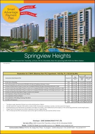 Springview Heights Booking Call 9582995583