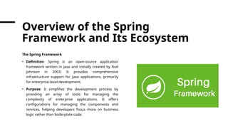 Spring Web Presentation 123143242341234234 | PPT