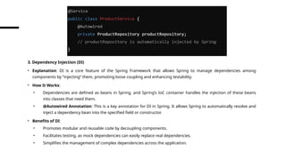 Spring Web Presentation - Framework and Its Ecosystem | PPTX