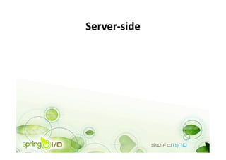 Server‐side 
 
