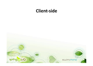 Client‐side 
 