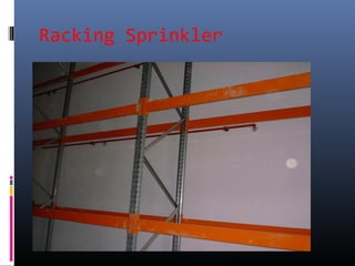 Sprinkler Layout On Racking System Sprinkler system | PPT