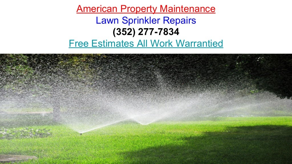 Sprinkler repair tampa florida